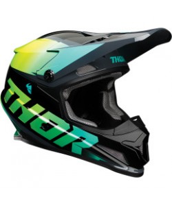 CASCO ADULTO THOR SECTOR NERO/VERDE M