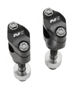 ATTACCHI MANUBRIO 22MM NEKEN NERO