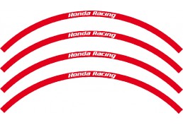 Adesivi Cerchi Universale Rosso Honda