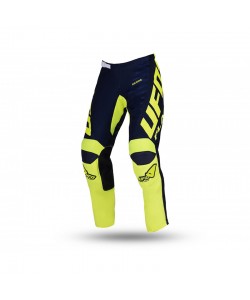 PANTALONE UFO KIMURA BIMBO BLU/GIALLO FLUO