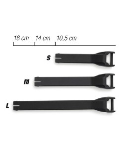 Fibia Stivale Cinghie Nero Piccole 10,5 Cm