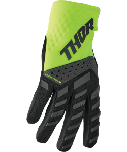 GUANTI ADULTO THOR NERO/GIALLO FLUO M