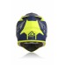 casco acerbis linear blu/giallo fluo