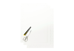 Kit Fogli Forati Per Tanica Bianco 3 Fogli