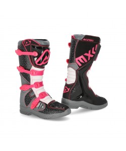 stivali acerbis nero/viola x-team