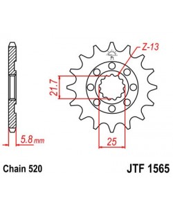 Pignoni In Acciaio Jt 13 denti