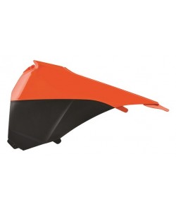 Plastiche Replica Coperchi Laterali Cassa Filtro Colore Arancione/nero - Finitura Lucida Come Modelli 2015