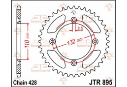Corona In Acciaio Jt Fuoristrada 49 Denti