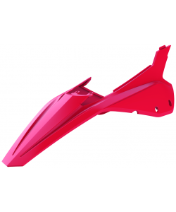 Plastiche Replica Parafango Posteriore Con Portanumeri Laterali Colore Rosso